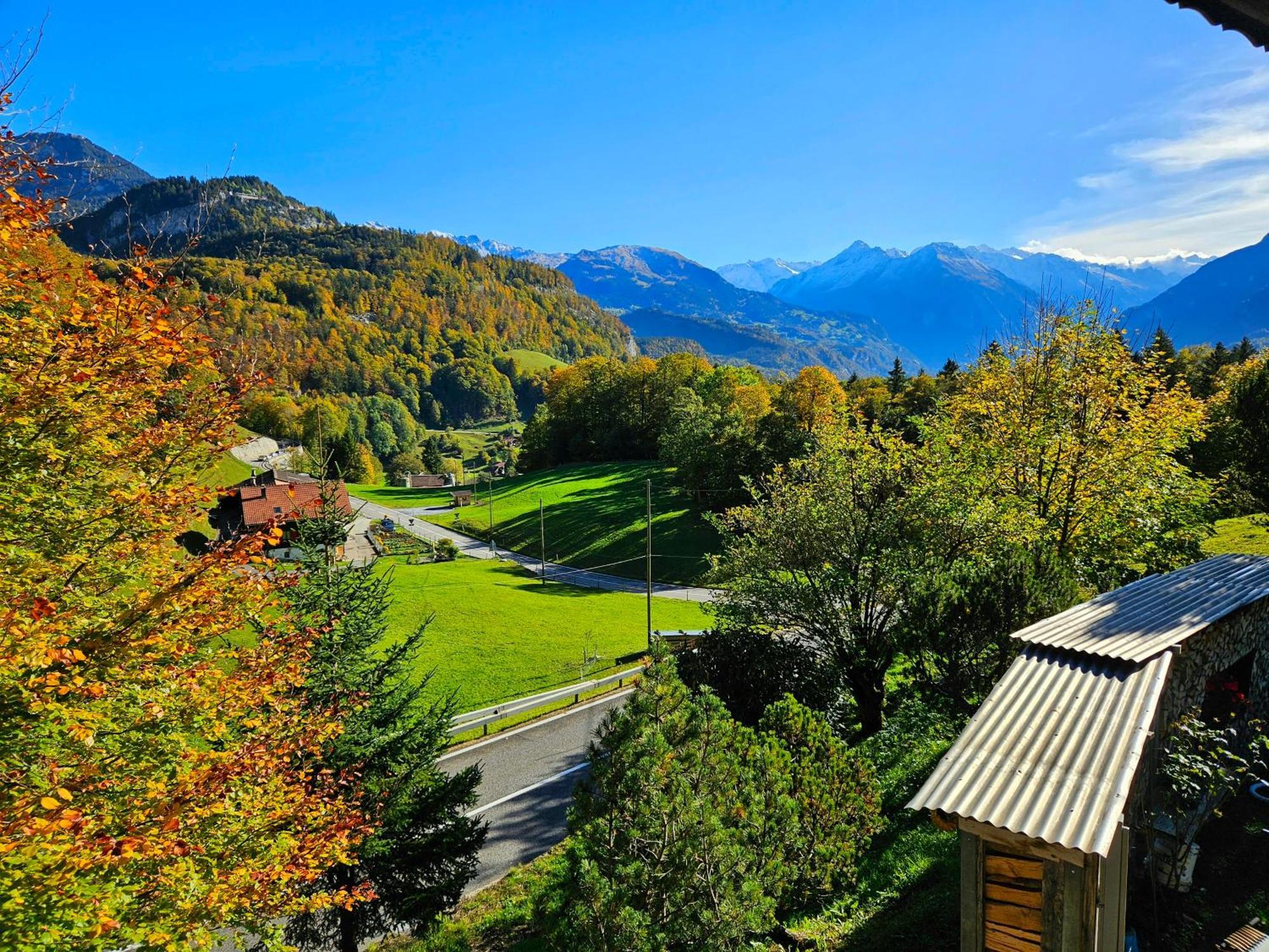 Gemuetliche Fewo Mit Sauna Inmitten Der Berge Meiringen Exterior photo