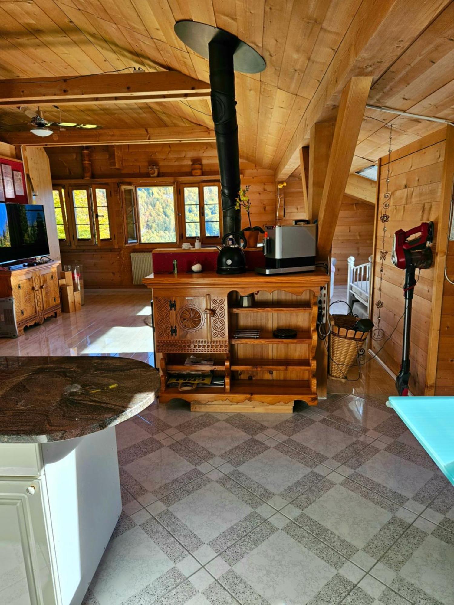 Gemuetliche Fewo Mit Sauna Inmitten Der Berge Meiringen Exterior photo